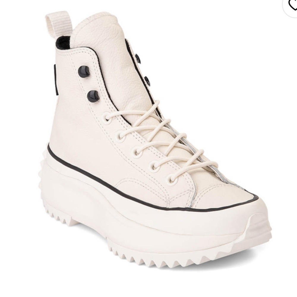 Converse Run Star Hike Platform Leather - Egret